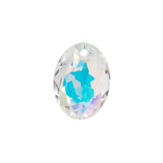 16mm Crystal AB Elliptical Austrian Crystal Pendant by Bead Landing™